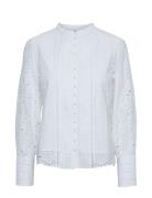 Yasalessia Ls Shirt S. Noos Tops Shirts Long-sleeved White YAS