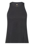 Dakia W Top With Lasercut Mesh Sport T-shirts & Tops Sleeveless Black ...