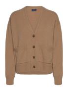 Wool-Blend V-Neck Cardigan Tops Knitwear Cardigans Brown Polo Ralph La...