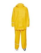 Basic Rainwear Suit -Solid Outerwear Rainwear Rainwear Sets Yellow CeL...