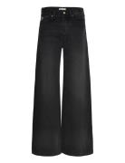 Skater Loose Bottoms Jeans Wide Black Lois Jeans