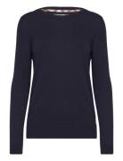 Barbour Pend Crew Knit Tops Knitwear Jumpers Navy Barbour