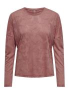 Onpbia On Ls Reg Bn Top Tops T-shirts & Tops Long-sleeved Burgundy Onl...