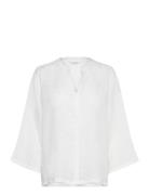 Gerthapw Bl Tops Blouses Short-sleeved White Part Two