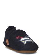 Policecar Wool Slippers Tøfler Innesko Navy Melton