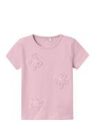 Nmfhebi Ss Top Tops T-shirts Short-sleeved Pink Name It