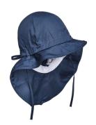 Poplin Hat - Neck Shade Solhatt Blue Melton