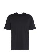 B.intl Outline T-Shirt Tops T-shirts Short-sleeved Black Barbour