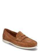 Merton Suede Penny Loafer Sneakers Brown Polo Ralph Lauren