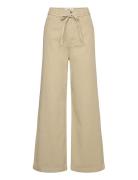 Elijah - Soft Canvas Twill Bottoms Trousers Wide Leg Beige Day Birger ...