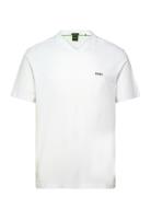 Tee V Sport T-shirts Short-sleeved White BOSS