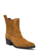 Th Suede Cowboy Boot Shoes Boots Ankle Boots Ankle Boots With Heel Bro...