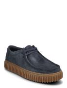 Torhill Lo G Semskede Boots Snøresko Blue Clarks