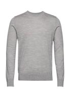 Flemming Crew Neck 3111 Designers Knitwear Round Necks Grey Samsøe Sam...