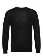 Flemming Crew Neck 3111 Designers Knitwear Round Necks Black Samsøe Sa...