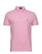 Basic Mesh-Ssl-Knt Designers Polos Short-sleeved Pink Polo Ralph Laure...