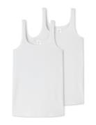 Top Tops T-shirts Sleeveless White Schiesser