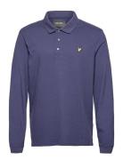 Ls Polo Shirt Tops Polos Long-sleeved Navy Lyle & Scott