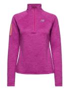 Nb Heat Grid Half Zip Sport Sweat-shirts & Hoodies Fleeces & Midlayers...