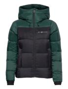 W Cloud Down Hood Sport Jackets Padded Jacket Green Sail Racing