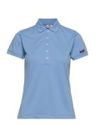 Evelyn Poloshirt Sport T-shirts & Tops Polos Blue Lexton Links
