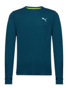 Run Favorite Ls Tee M Sport T-shirts Long-sleeved Blue PUMA