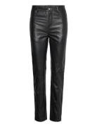 Phoenix Bottoms Trousers Leather Leggings-Bukser Black Deadwood