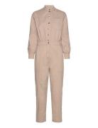 Zizanne Jumpsuit Bottoms Jumpsuits Brown Second Female