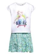 Tshirt & Skirt Sets Sets With Short-sleeved T-shirt White Frost