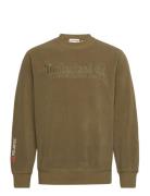 Polartec Crewn Designers Sweat-shirts & Hoodies Sweat-shirts Khaki Gre...