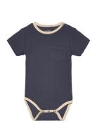 Bodystocking Bodies Short-sleeved Blue Sofie Schnoor Baby And Kids