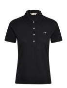 Slim Shield Ss Pique Polo Tops T-shirts & Tops Polos Black GANT