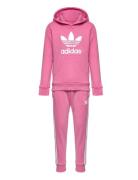 Hoodie Set Sport Tracksuits Pink Adidas Originals