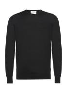 Bs Jenkins Regular Fit Knitwear Tops Knitwear V-necks Black Bruun & St...