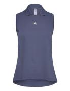 W Spt Sl P Sport T-shirts & Tops Polos Blue Adidas Golf