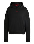 Shuffle_Hoodie Tops Sweat-shirts & Hoodies Hoodies Black HUGO