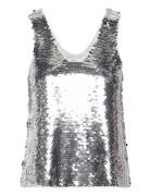 Lykke Top 15036 Tops Blouses Sleeveless Silver Samsøe Samsøe