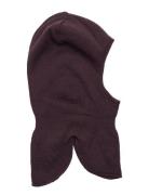 Balaclava - Merino W. Windstop Accessories Headwear Balaclava Burgundy...