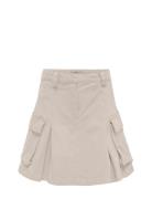 Kogcath Pleat Cargo Skirt Pnt Dresses & Skirts Skirts Short Skirts Bei...