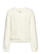 Cardigan Featheryarn Tops Knitwear Cardigans Cream Lindex