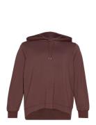 Wa-Sabina Tops Sweat-shirts & Hoodies Hoodies Brown Wasabiconcept