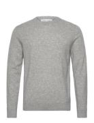 Nobis Crew Neck 6304 Designers Knitwear Round Necks Grey Samsøe Samsøe