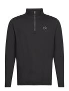 Newport Half Zip Sport Sweat-shirts & Hoodies Fleeces & Midlayers Blac...