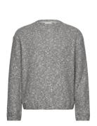 Duke Brushed Crew Designers Knitwear Round Necks Grey HOLZWEILER