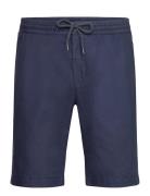 Oxford Drawstring Shorts Bottoms Shorts Casual Navy Lindbergh