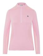 Ls 1/4 Zip Layering Sport Sweat-shirts & Hoodies Fleeces & Midlayers P...