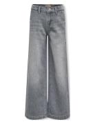 Kogcomet Wide Leg Dnm Mat624 Noos Bottoms Jeans Wide Jeans Grey Kids O...