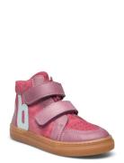 Bisgaard Jaxon Høye Sneakers Pink Bisgaard