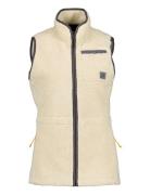 Libra Wns Vest Vests Knitted Vests Beige Didriksons