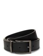 Tongue Belt Accessories Belts Classic Belts Black Emporio Armani